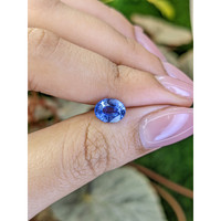 1.76 Ct. Blue Sapphire from Ceylon (Sri Lanka) Life Style