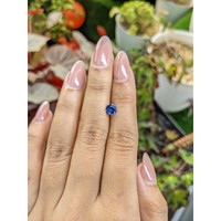 0.83 Ct. Blue Sapphire from Ceylon (Sri Lanka) Life Style