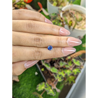 0.83 Ct. Blue Sapphire from Ceylon (Sri Lanka) Life Style