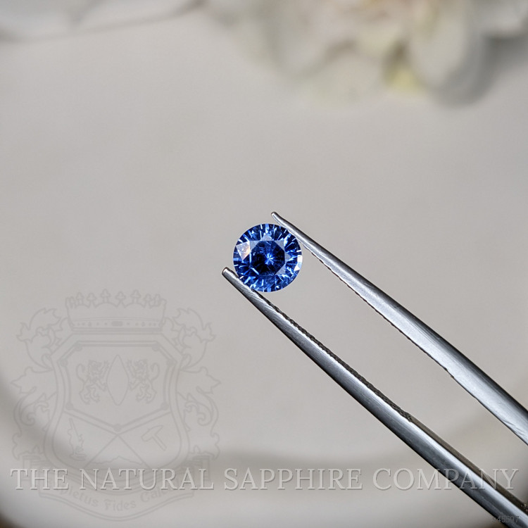 0.79 Ct. Blue Sapphire from Ceylon (Sri Lanka)