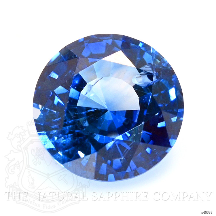0.83 Ct. Blue Sapphire from Ceylon (Sri Lanka)