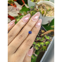 0.83 Ct. Blue Sapphire from Ceylon (Sri Lanka) Life Style