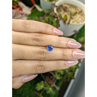 1.35 Ct. Blue Sapphire from Ceylon (Sri Lanka) Life Style