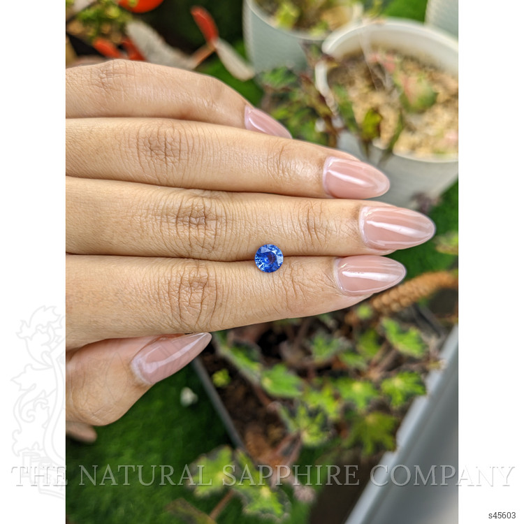 0.98 Ct. Blue Sapphire from Ceylon (Sri Lanka)