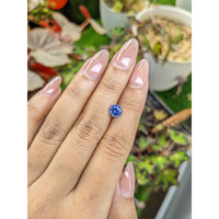 1.22 Ct. Blue Sapphire from Ceylon (Sri Lanka) Life Style