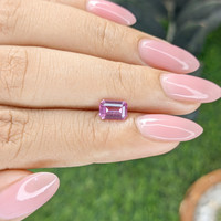1.20 Ct. Purplish Pink Sapphire from Madagascar Life Style