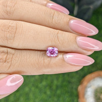 1.06 Ct. Pinkish Purple Sapphire from Madagascar Life Style