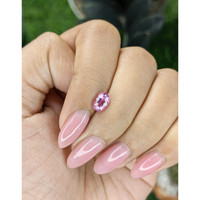 1.01 Ct. Pink Sapphire from Madagascar Life Style
