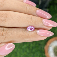 1.01 Ct. Pink Sapphire from Madagascar Life Style