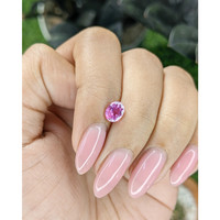1.03 Ct. Purplish Pink Sapphire from Madagascar Life Style