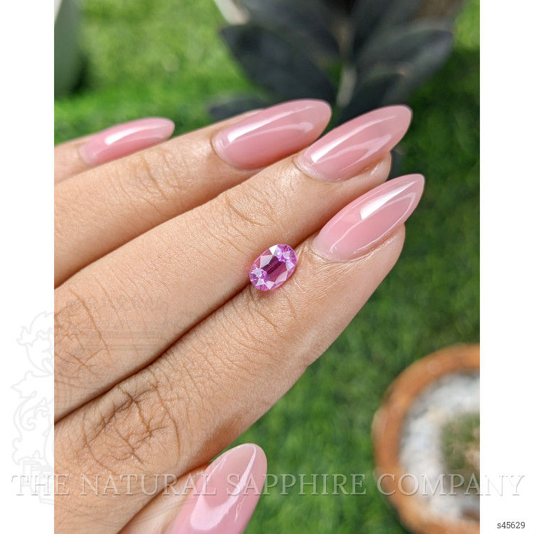 1.07 Ct. Purplish Pink Sapphire from Madagascar