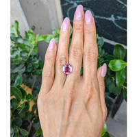 6.03 Ct. Pink Sapphire from Madagascar Life Style