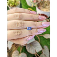 1.33 Ct. Blue Sapphire from Ceylon (Sri Lanka) Life Style