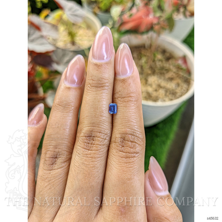 0.41 Ct. Blue Sapphire from Ceylon (Sri Lanka)