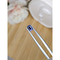 0.61 Ct. Violet Sapphire from Ceylon (Sri Lanka) Life Style