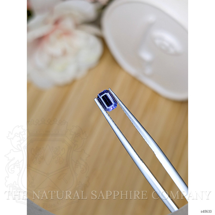 0.61 Ct. Violet Sapphire from Ceylon (Sri Lanka)