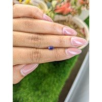 0.61 Ct. Violet Sapphire from Ceylon (Sri Lanka) Life Style