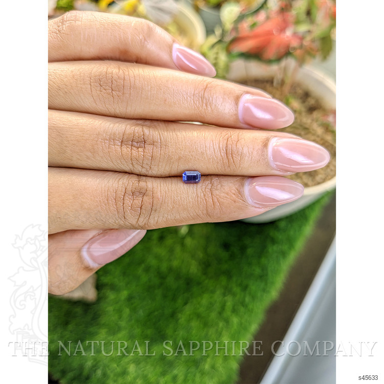 0.61 Ct. Violet Sapphire from Ceylon (Sri Lanka)