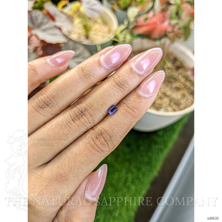 0.61 Ct. Violet Sapphire from Ceylon (Sri Lanka)