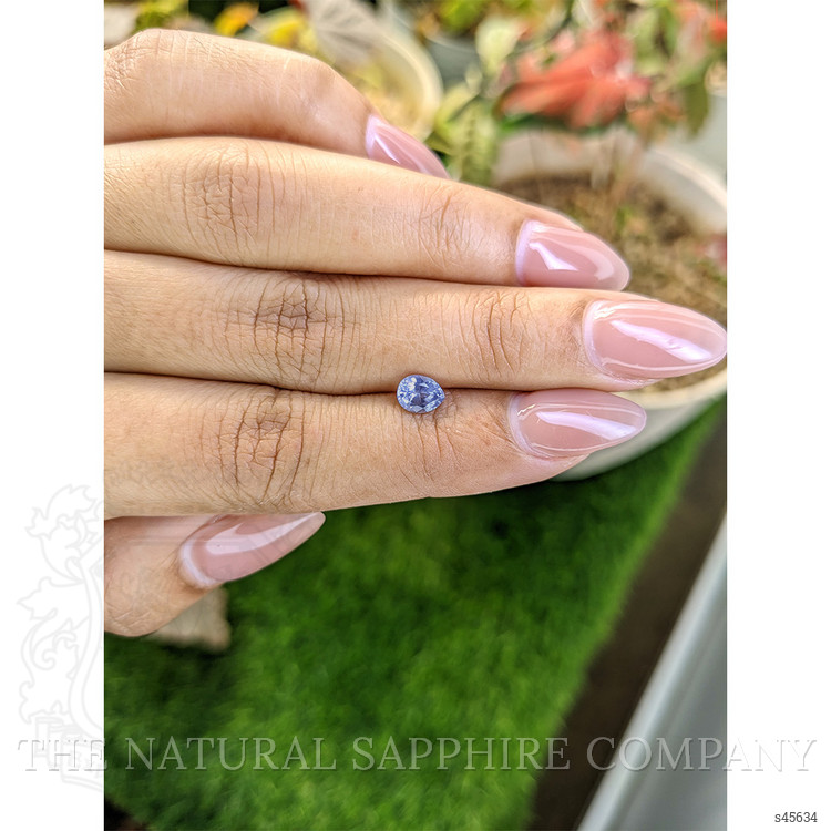 0.71 Ct. Violet Sapphire from Ceylon (Sri Lanka)