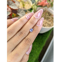 0.71 Ct. Violet Sapphire from Ceylon (Sri Lanka) Life Style