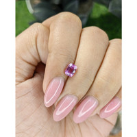 1.01 Ct. Pinkish Purple Sapphire from Madagascar Life Style