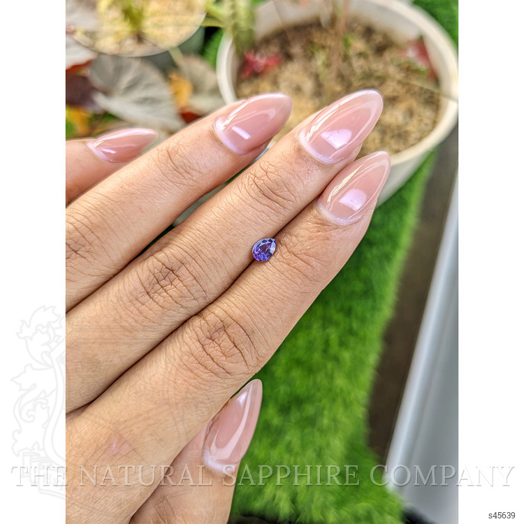 0.33 Ct. Purple Sapphire from Ceylon (Sri Lanka)