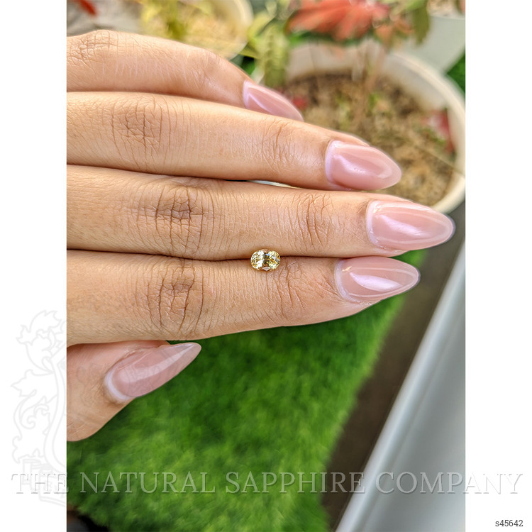 0.75 Ct. Yellow Sapphire from Ceylon (Sri Lanka)