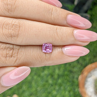 1.02 Ct. Purplish Pink Sapphire from Madagascar Life Style