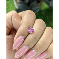 1.18 Ct. Purplish Pink Sapphire from Madagascar Life Style