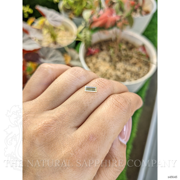 0.73 Ct. Yellow Sapphire from Ceylon (Sri Lanka)