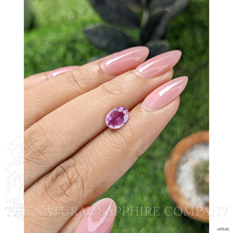 1.17 Ct. Purplish Pink Sapphire from Madagascar
