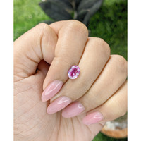 1.17 Ct. Purplish Pink Sapphire from Madagascar Life Style