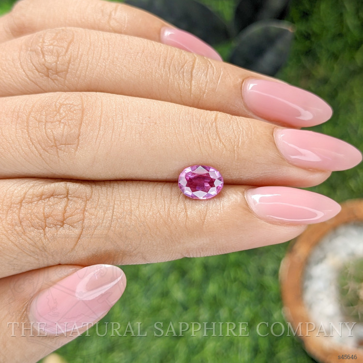1.17 Ct. Purplish Pink Sapphire from Madagascar