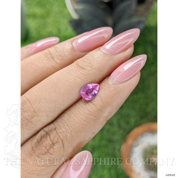 1.03 Ct. Purplish Pink Sapphire from Madagascar