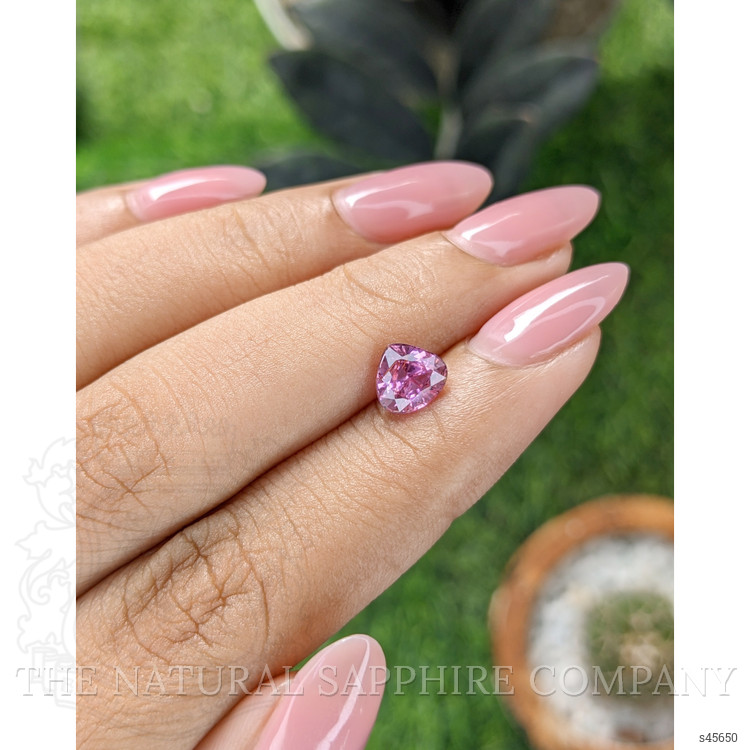 1.23 Ct. Purplish Pink Sapphire from Madagascar