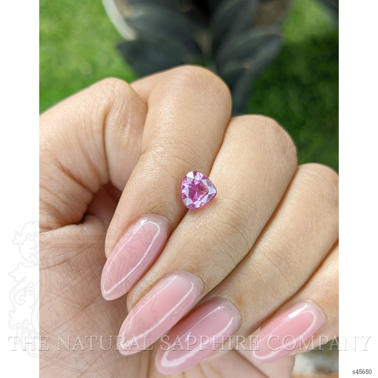 1.23 Ct. Purplish Pink Sapphire from Madagascar