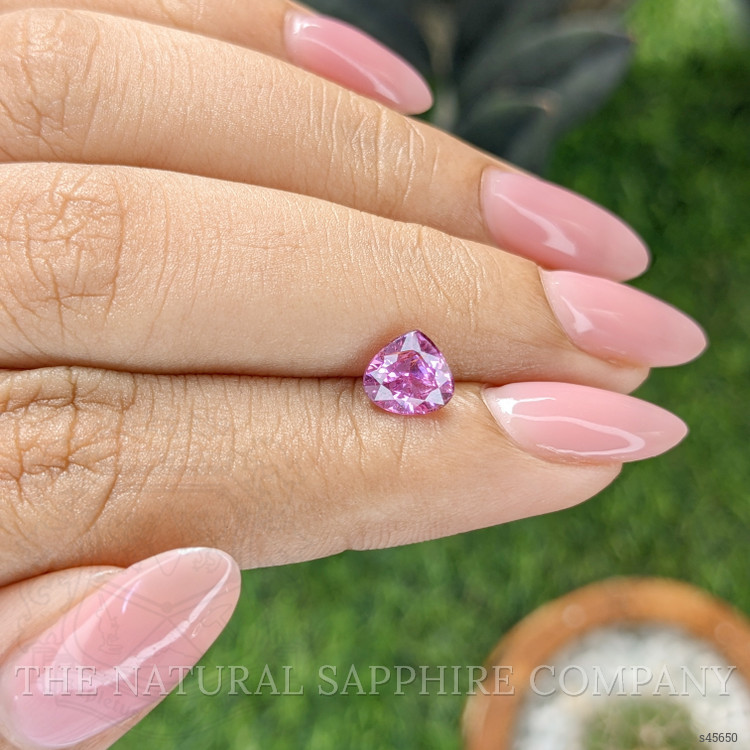 1.23 Ct. Purplish Pink Sapphire from Madagascar
