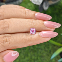 0.99 Ct. Pink Sapphire from Madagascar Life Style