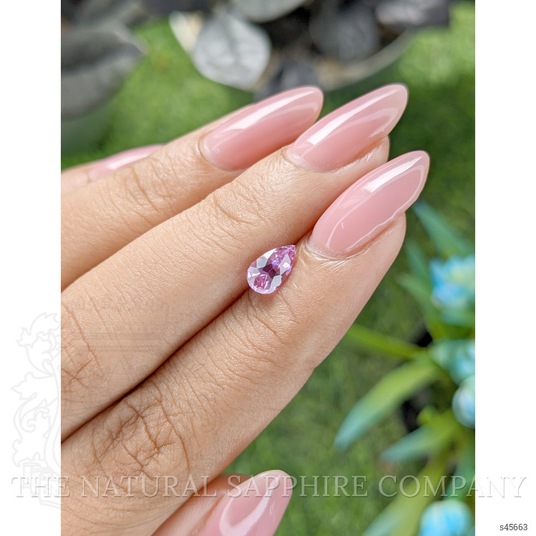 0.89 Ct. Pinkish Purple Sapphire from Madagascar