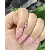0.89 Ct. Pinkish Purple Sapphire from Madagascar Life Style