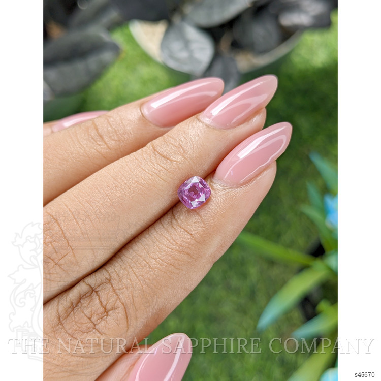 1.01 Ct. Pinkish Purple Sapphire from Madagascar