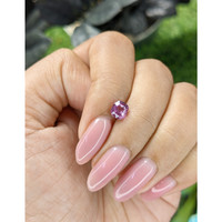 1.01 Ct. Pinkish Purple Sapphire from Madagascar Life Style