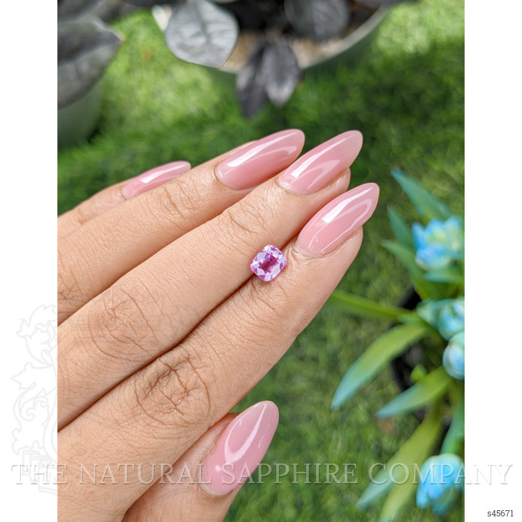0.91 Ct. Purplish Pink Sapphire from Madagascar