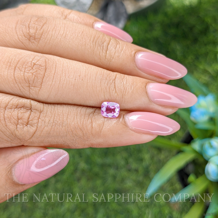 0.91 Ct. Purplish Pink Sapphire from Madagascar