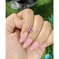 0.96 Ct. Pinkish Purple Sapphire from Madagascar Life Style