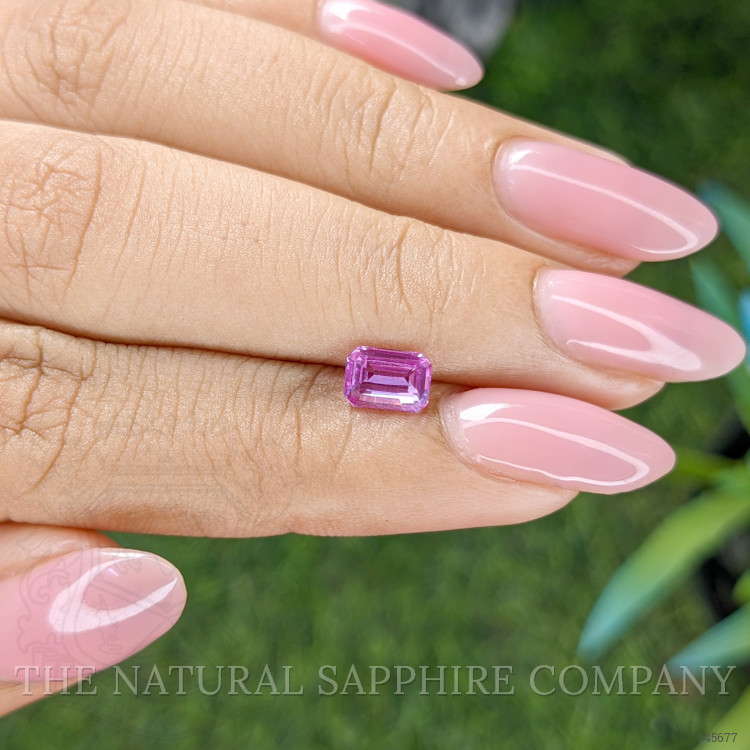 0.95 Ct. Purplish Pink Sapphire from Madagascar