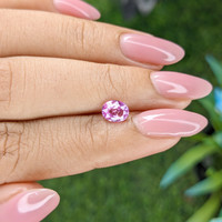 0.97 Ct. Pink Sapphire from Madagascar Life Style
