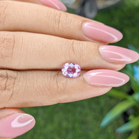 1.26 Ct. Pink Sapphire from Madagascar Life Style