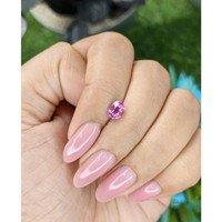 0.99 Ct. Pink Sapphire from Madagascar Life Style